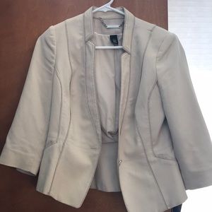 White House black market peplum blazer